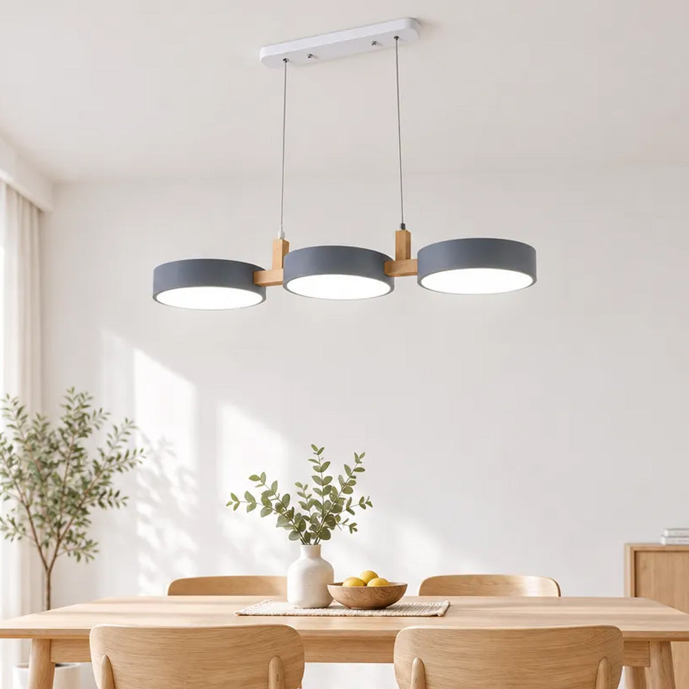 Aria Nordic Wood Pendant Chandelier