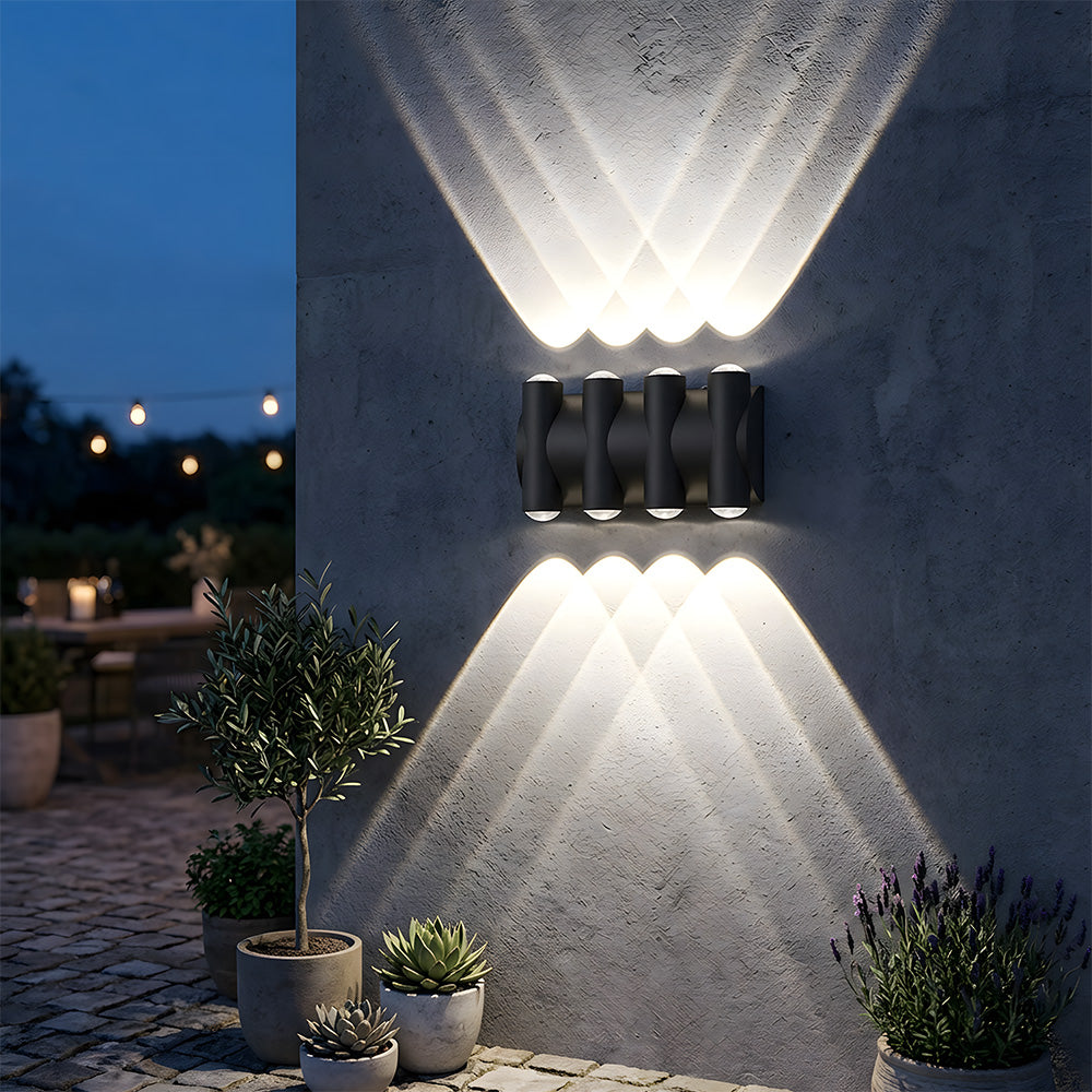Modern LED Outdoor Wall Lights for Garden Entryway