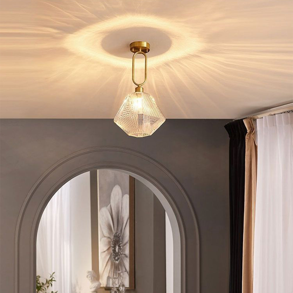 Modern Minimalist Crystal Bedroom Ceiling Lights
