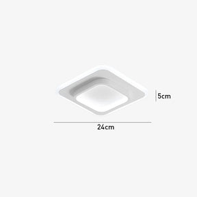 Nova Art Deco White LED Ceiling Lights