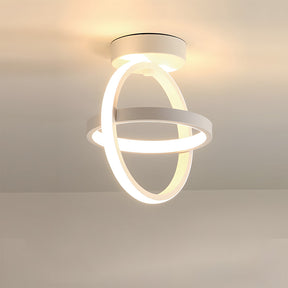 Nova Art Deco White LED Ceiling Lights