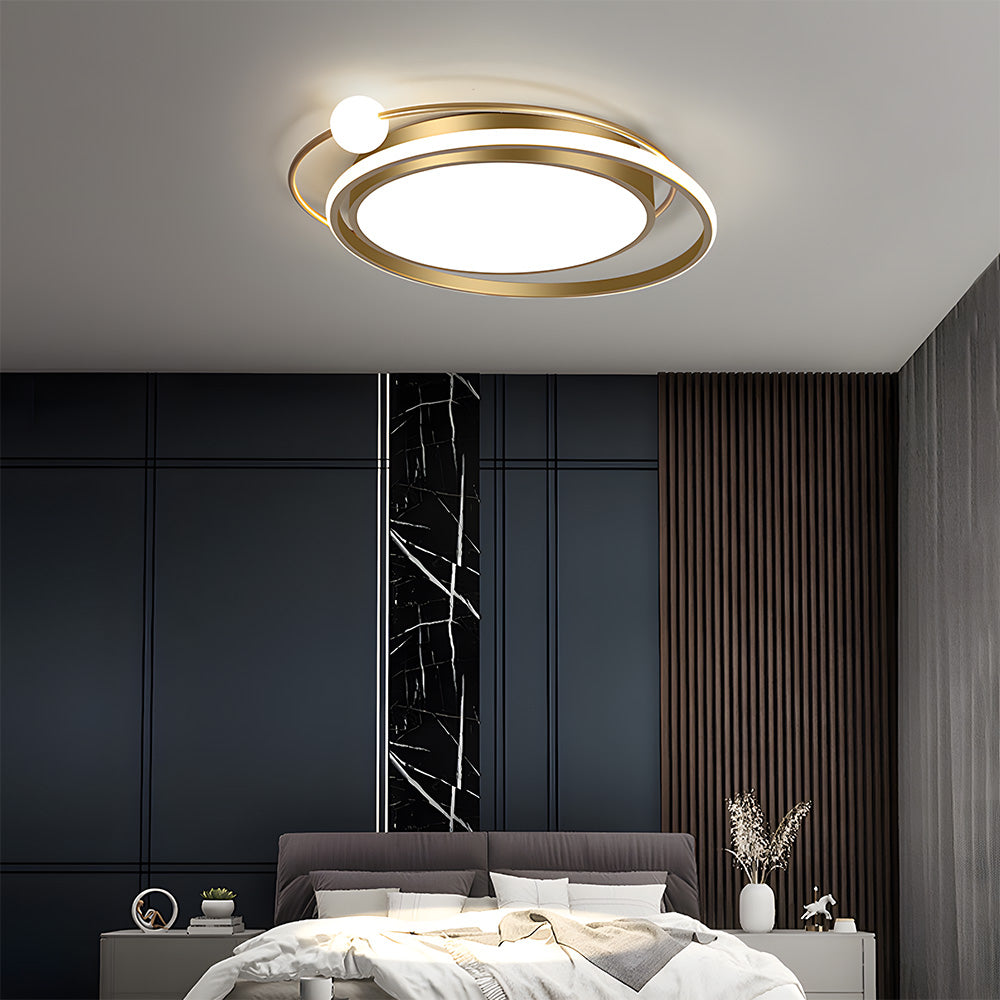 Modern Design Planet LED Ceiling Light for Living Room