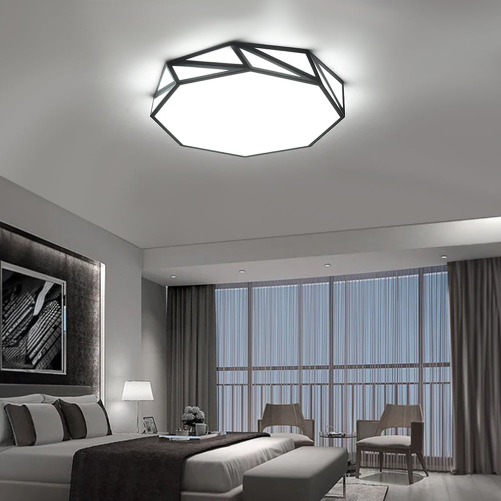 Modern Geometry LED Ceiling Light For Bedroom