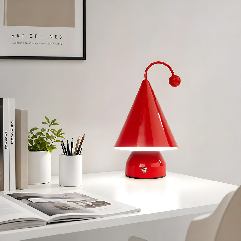 Classic Christmas LED Decoration Rechargeable Table Lamp for Bedroom