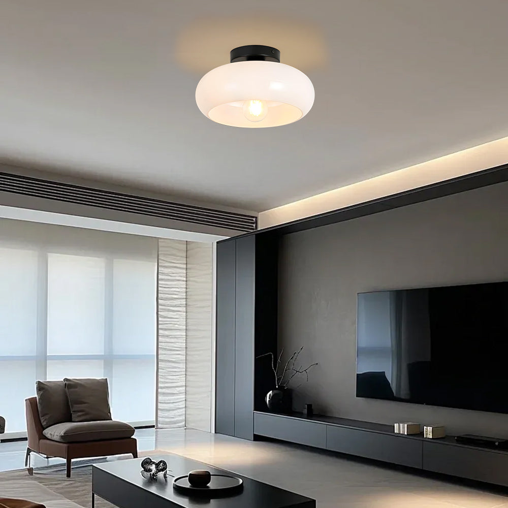 Contemporary Minimalist Living Room Iron Ceiling Lights