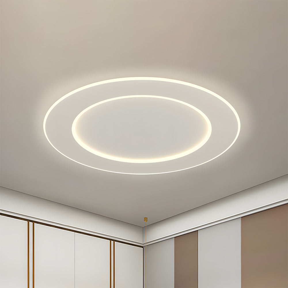 Minimalist White Acrylic LED Living Room Ceiling Lights