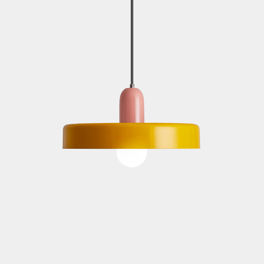 Bauhaus Modern Colorful Iron Pendant Light For Living Room