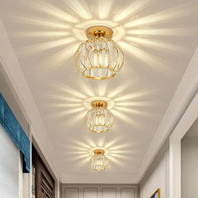 Nordic Black Luxury Glass Hallway Ceiling Lighting