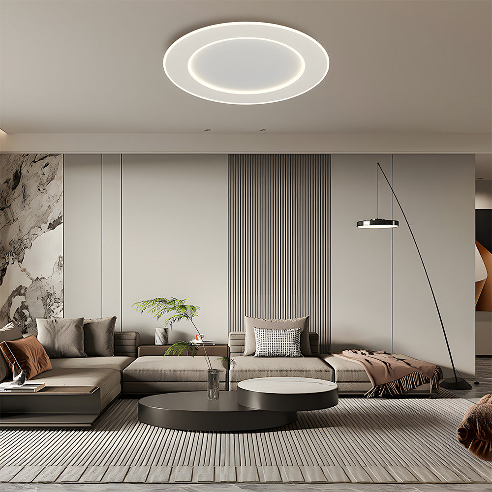 Minimalist White Acrylic LED Living Room Ceiling Lights