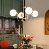 Black Adjustable Sputnik Chandeliers