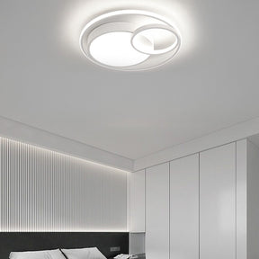 Modern Round LED Ceiling Lights Bedroom Art Decor