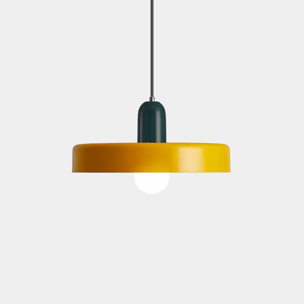 Bauhaus Modern Colorful Iron Pendant Light For Living Room