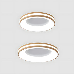 Modern Simplistic Iron Circle Ceiling Light Fixture For Bedroom