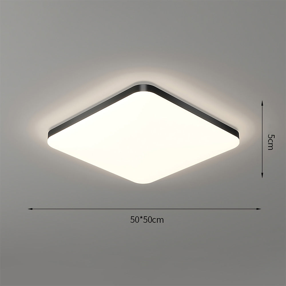 Modern Square LED Ceiling Light for Bedroom, Kitchen, Hallway