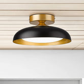 Modern Black Glass Living Room LED Ceiling Lights