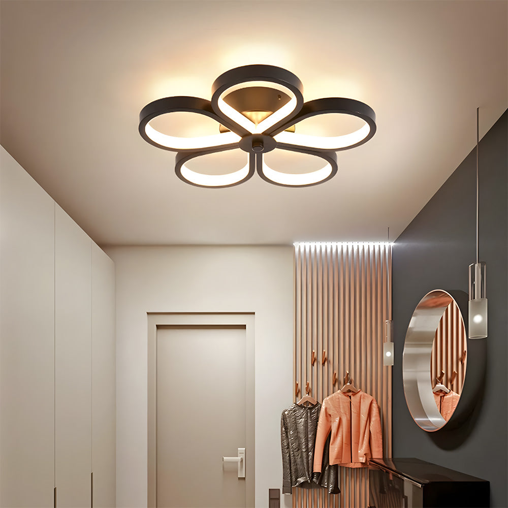 Contemporary LED Flush Mount Acrylic Ceiling Lights for Bedroom