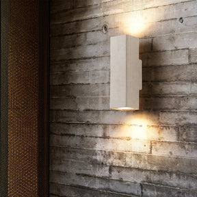 Modern Concrete Up and Down Outdoor Wall Lights for Porch Patio