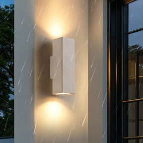 Modern Concrete Up and Down Outdoor Wall Lights for Porch Patio