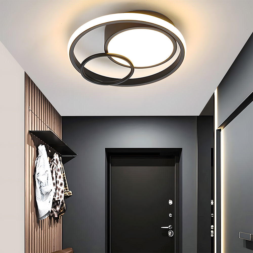 Contemporary LED Flush Mount Acrylic Ceiling Lights for Bedroom
