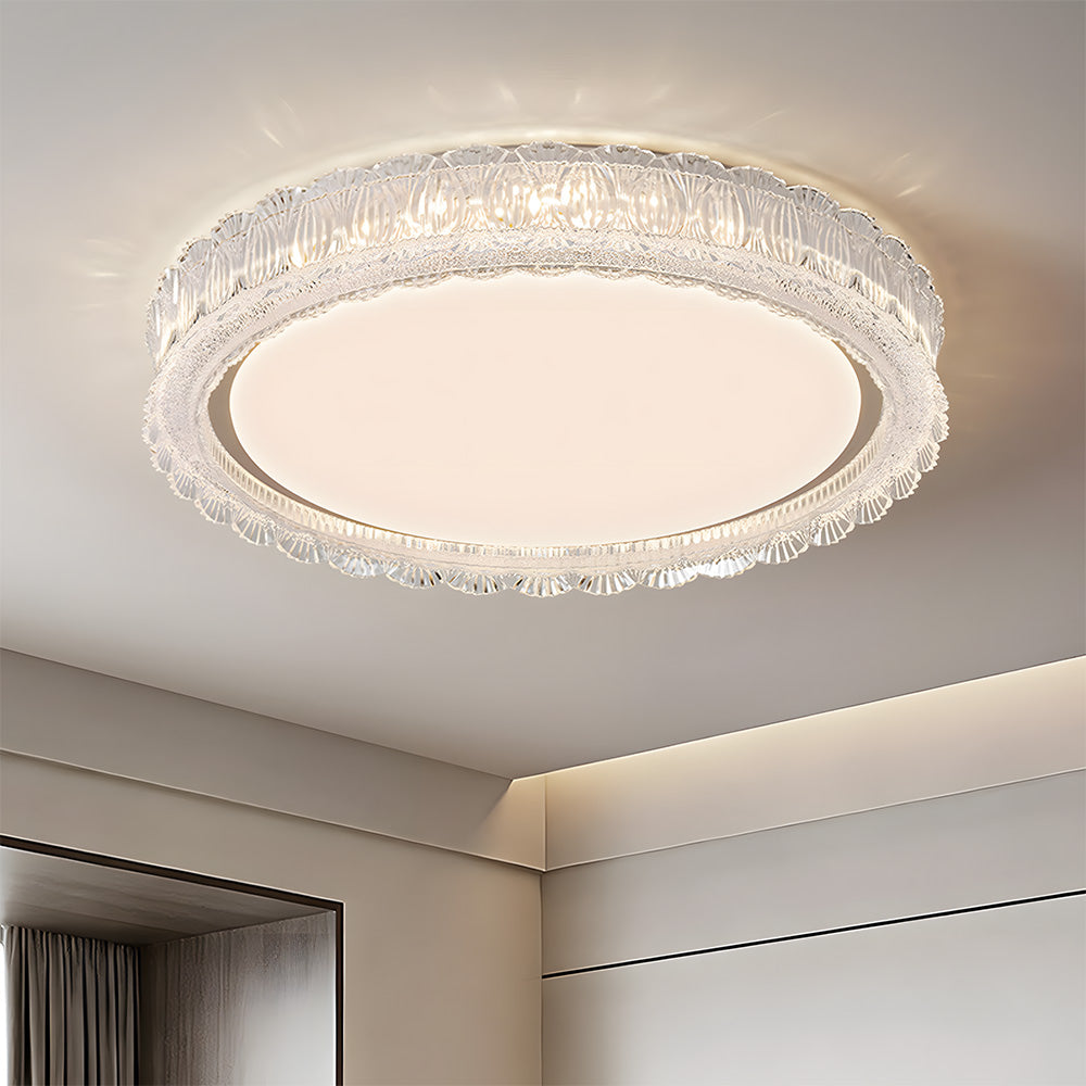 Floral Flush Mount Ceiling Lights for Bedroom