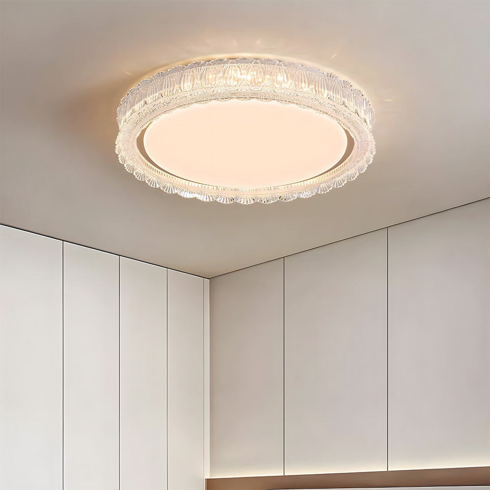 Floral Flush Mount Ceiling Lights for Bedroom