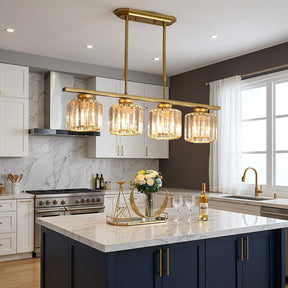 Luna Crystal Linear Chandelier