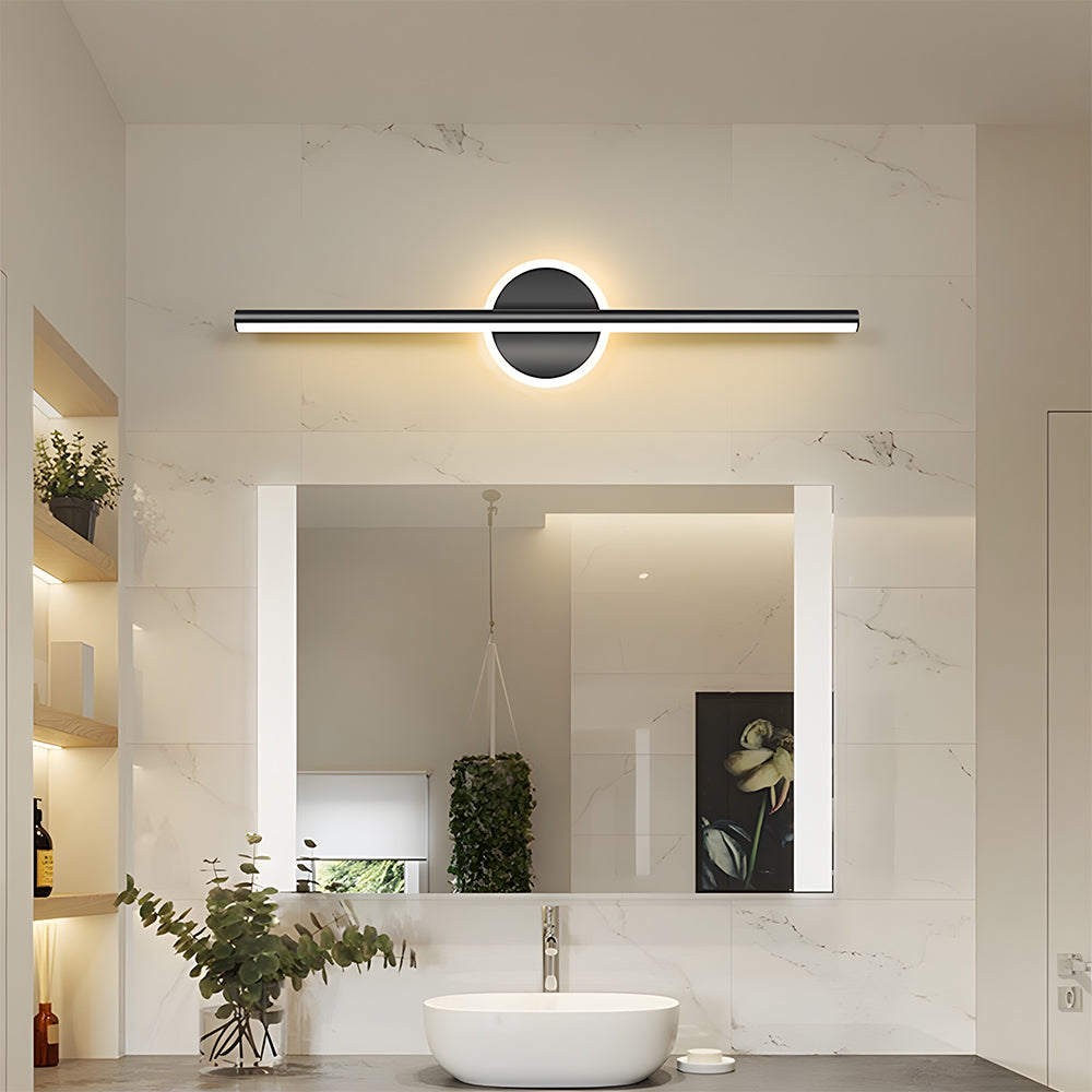 Black LED Vanity Light for Bathroom Bedroom