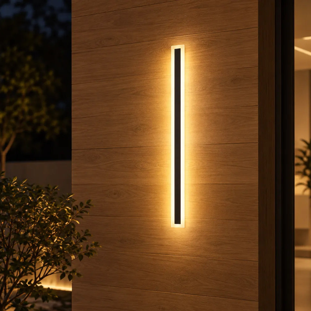 Helios Long Strip IP65 Outdoor Wall Light