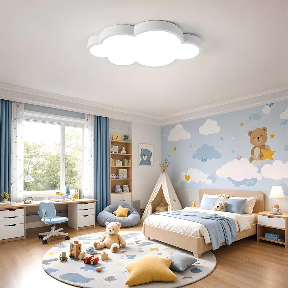 Modern Flush Mount Cloud-shaped LED Ceiling Lights For Bedroom