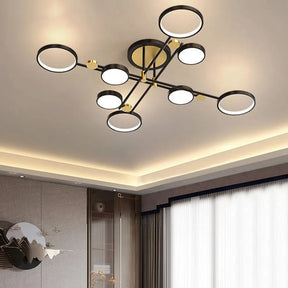 Modern Rings LED Living Room Ceiling Light