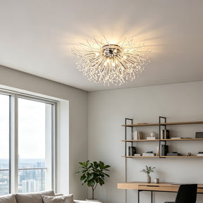 Aura Crystal Dandelion Ceiling Light