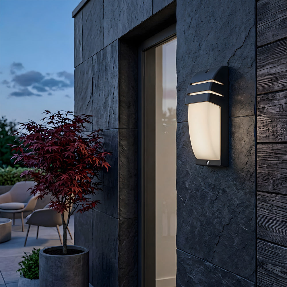 Stylish IP65 Motion Sensor Acrylic LED Outdoor Wall Lights for Entryway
