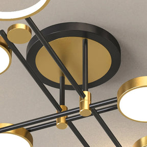 Minimalist Modern Creative Ring Ceiling Lights for Bedroom