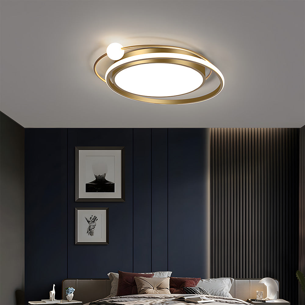 Modern Design Planet LED Ceiling Light for Living Room