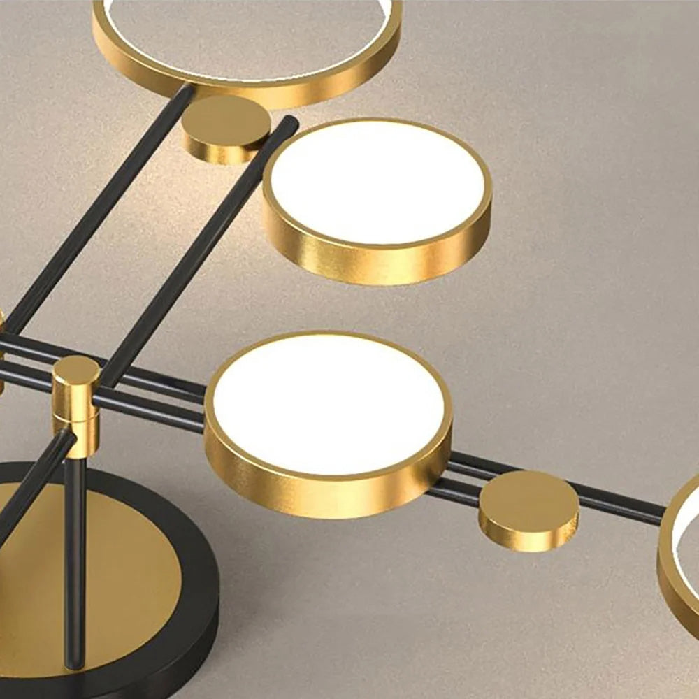 Minimalist Modern Creative Ring Ceiling Lights for Bedroom