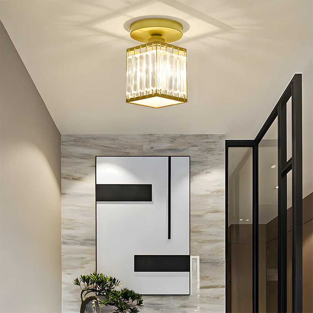 Mini Hallway Crystal Ceiling Lights For Hallway Entryway