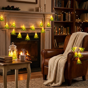 Indoor Decor Father Christmas Battery Powered String Lights