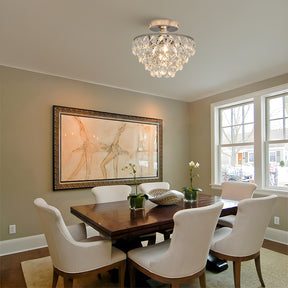 Crystal Semi Flush Mount Ceiling Lights for Hallway