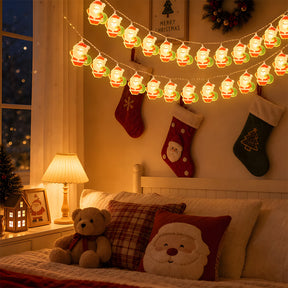 Santa Claus Christmas Tree Snowman Decorative String Lights