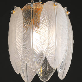 French Feather Glass Pendant Lights