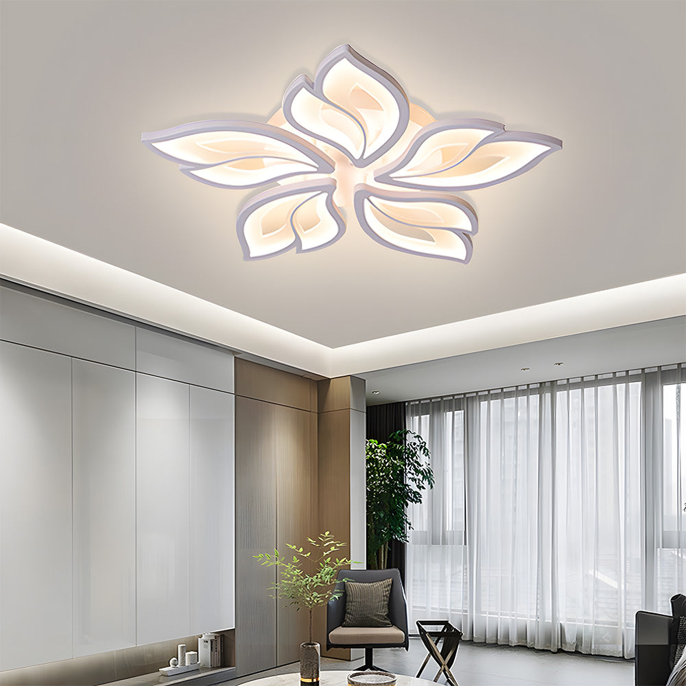 Creative Design Petals White Ceiling Light For Living Room