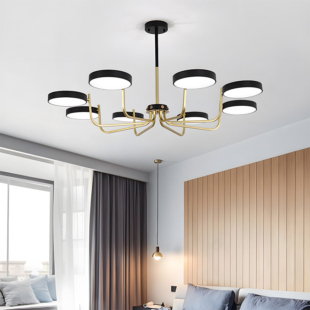 Nordic Creative Iron Living Room LED Ceiling Light