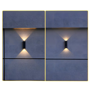 Outdoor Solar Lights Up and Down Modern Outdoor Wall Lights For Garden and Courtyard