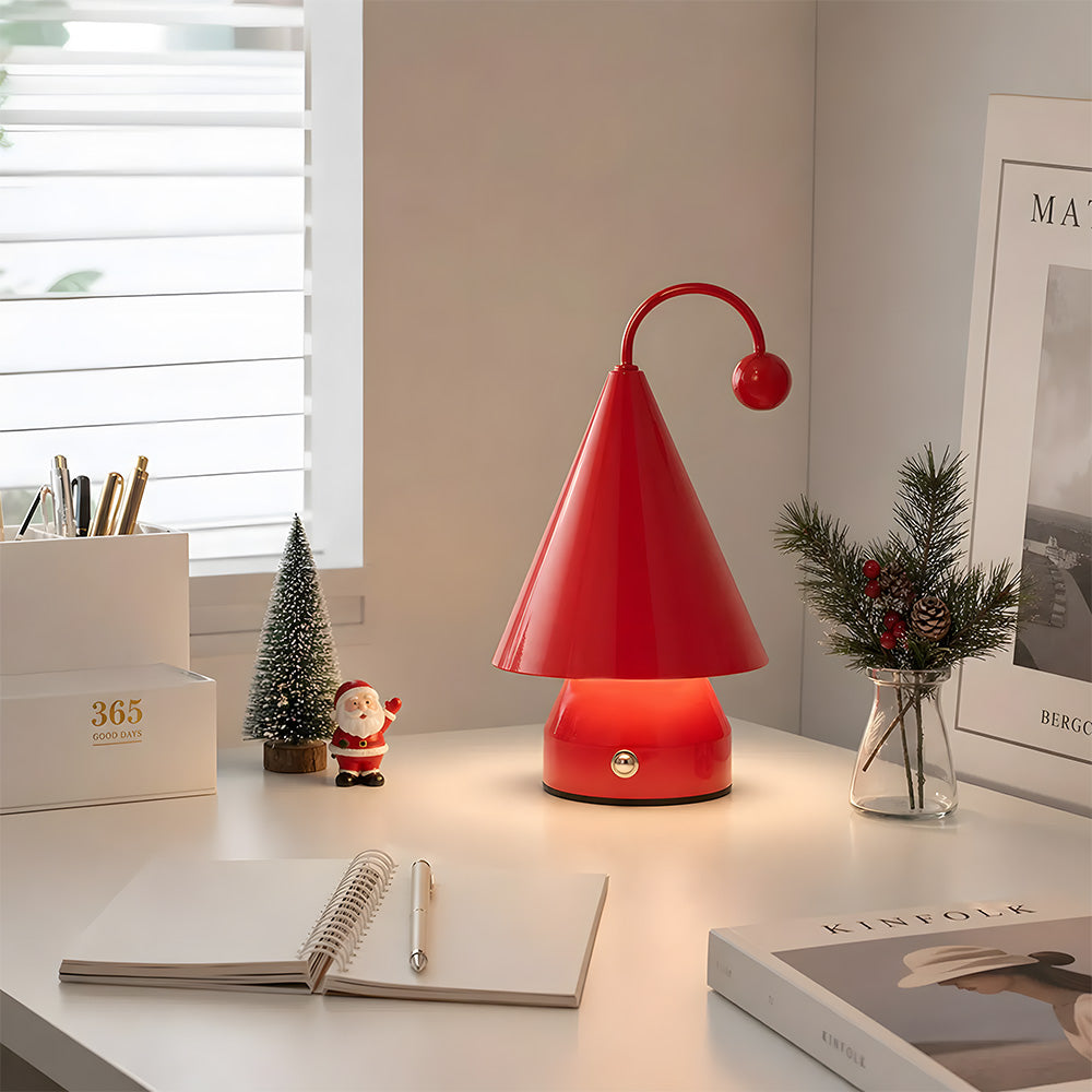 Classic Christmas LED Decoration Rechargeable Table Lamp for Bedroom