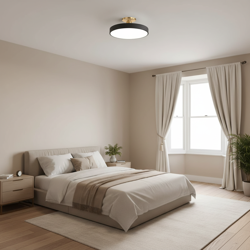 Minimalist Circular LED Ceiling Lights for Living Room, Bedroom