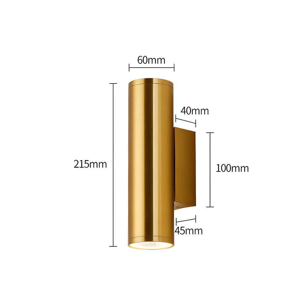 Outdoor Wall Light Waterproof Up and Down Wall Lamp for Patio Entryway