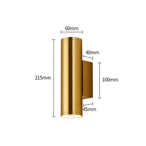 Outdoor Wall Light Waterproof Up and Down Wall Lamp for Patio Entryway