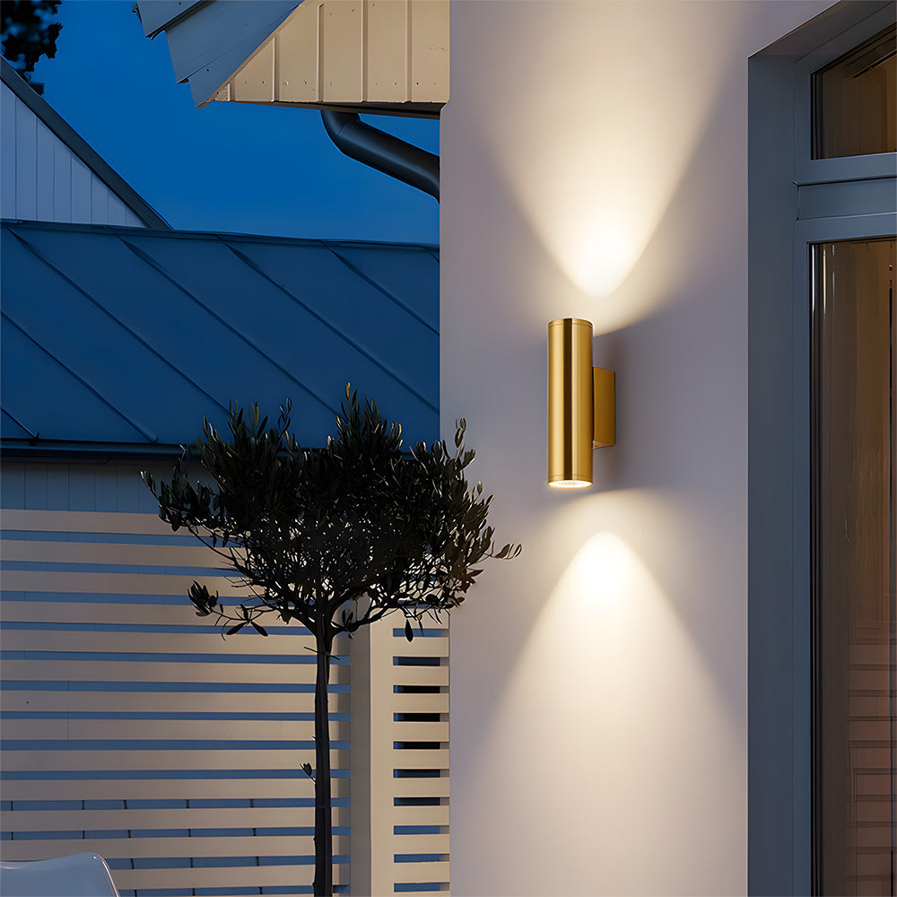 Outdoor Wall Light Waterproof Up and Down Wall Lamp for Patio Entryway