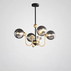 Black Adjustable Sputnik Chandeliers