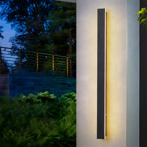 Modern Minimalist Waterproof Outdoor Linear Wall Lamp for Porch